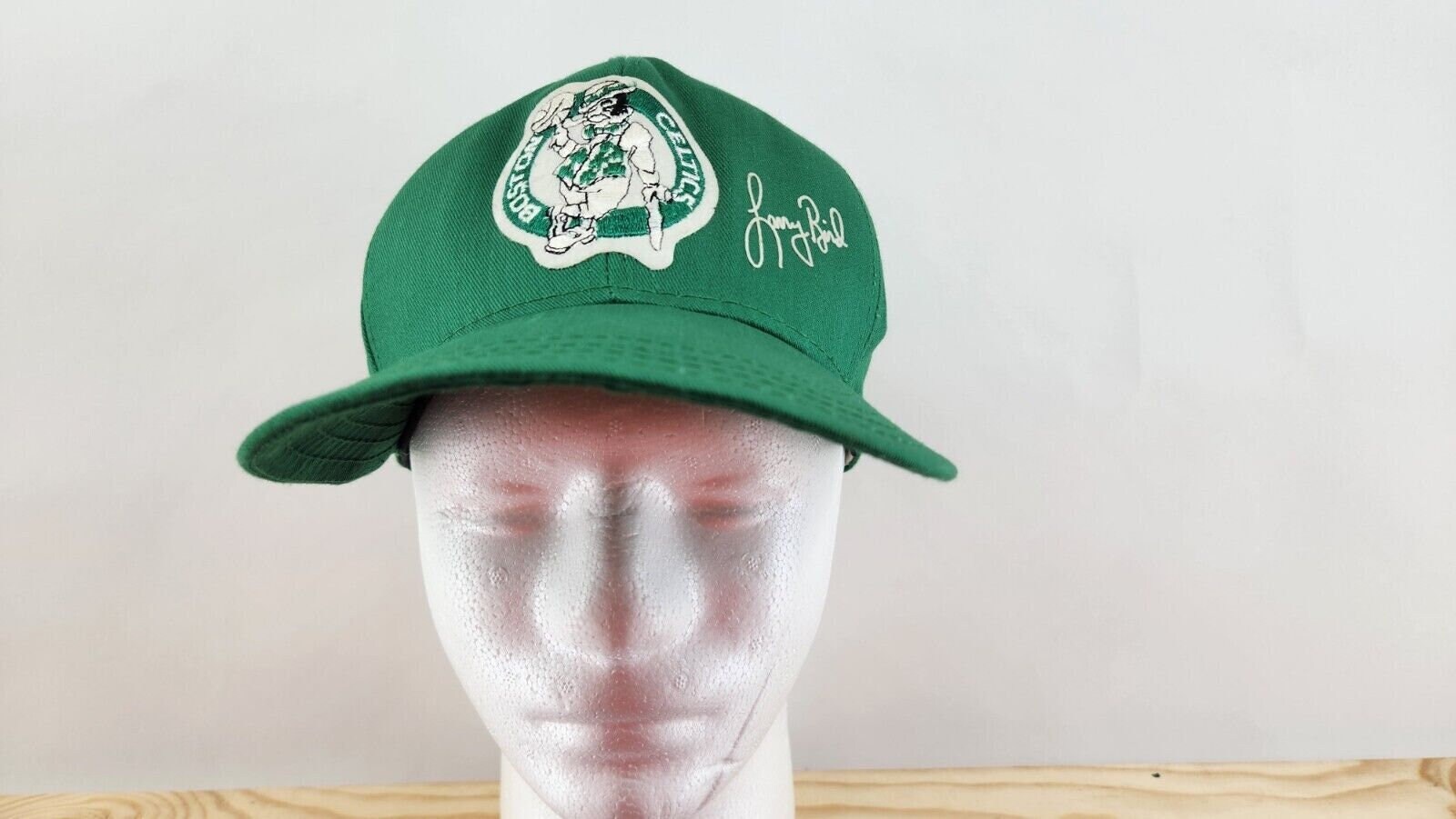 Larry Bird Hat Snapback Green Boston Celtics Adjustable NBA Vintage 1980s  Cap Vtg 80s Basketball Memorabilia Rare Gift 
