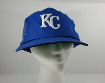 Kansas City Royals KC Baseball USA MLB Vintage 1980s Snapback Mesh Trucker Hat