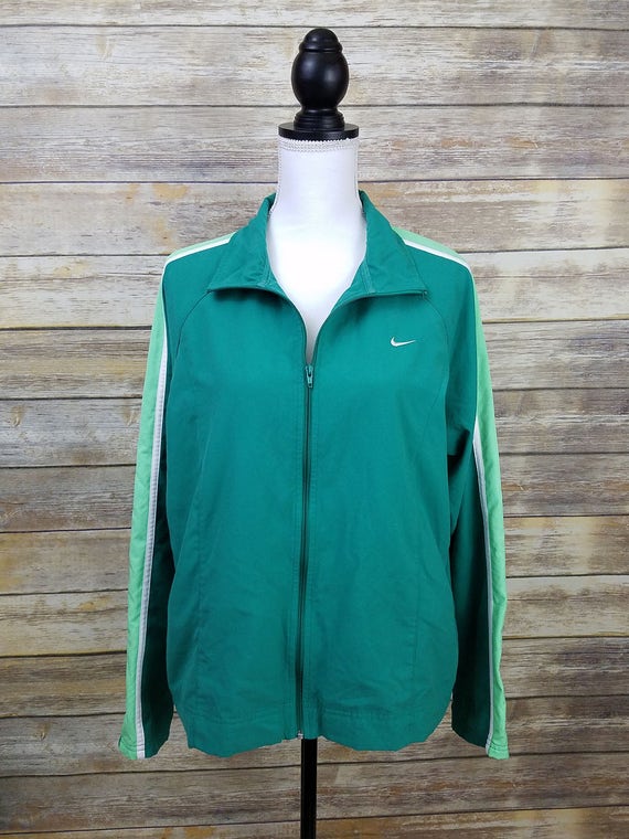 green nike jacket women's