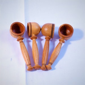 Wood Turned Coffee Scoops