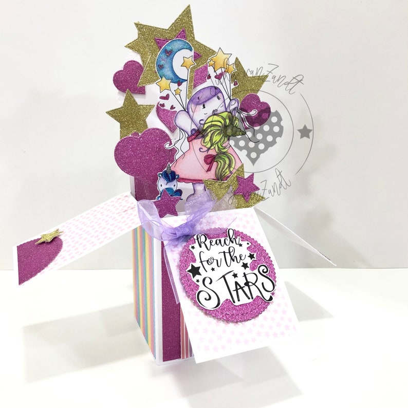 unicorn pop up box card pop up box card unicorn pop up