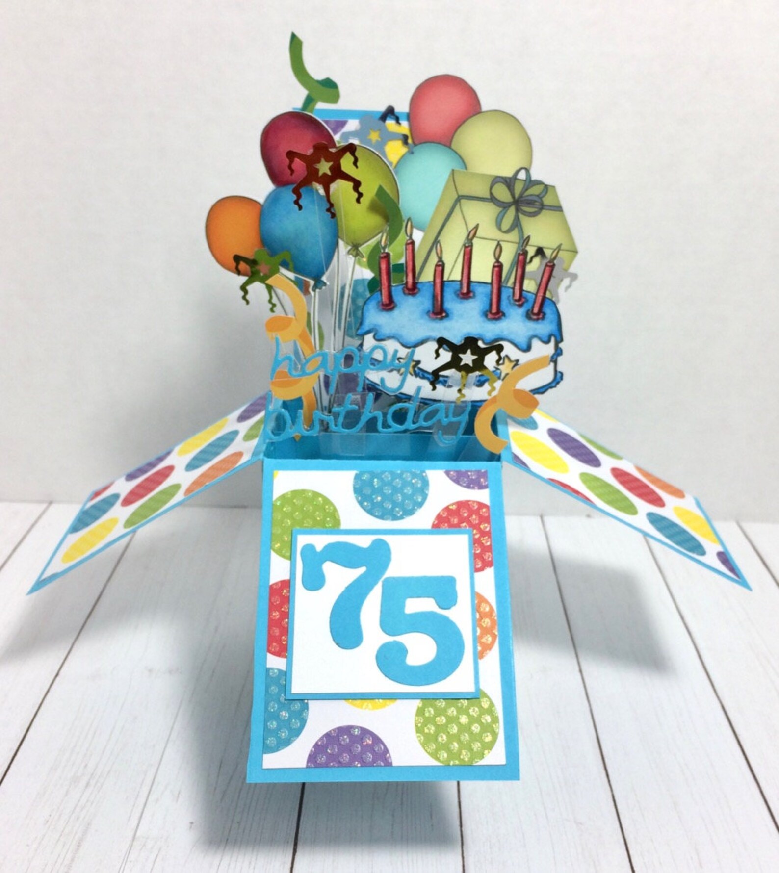 Custom pop up box card custom pop up card custom birthday etsy
