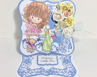 Baby Card, New Baby Card, Baby Shower Card, Card for Baby, Card for Baby Shower, Welcome Baby Card, Unique Baby Card, Card