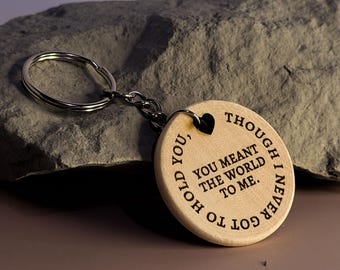 Miscarriage Gift Keychain for Remembrance of Pregnancy Loss