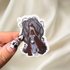 Little Red Riding Hood | Gothic Sticker | Dark Fairy Tale Stickers