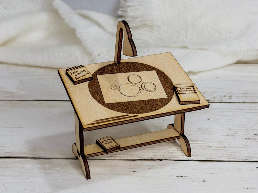 Miniature Animator Desk | Artist Diorama Inspired by Disney Animators ...