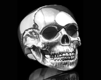 Iconic Rock Star Relic Series, Skull Ring, Silver Skull Ring, Mens Skull Ring, Biker Skull Ring, Handmade Skull Ring, Finest Skull Ring