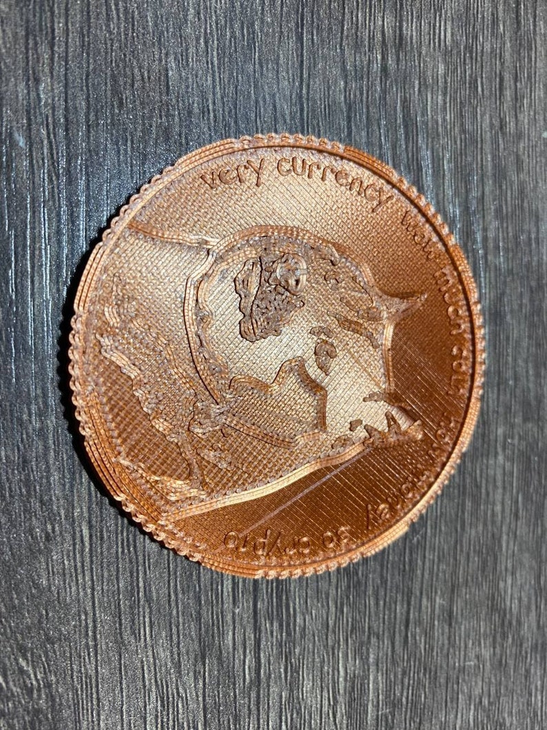 3D Printed Doge Coin
