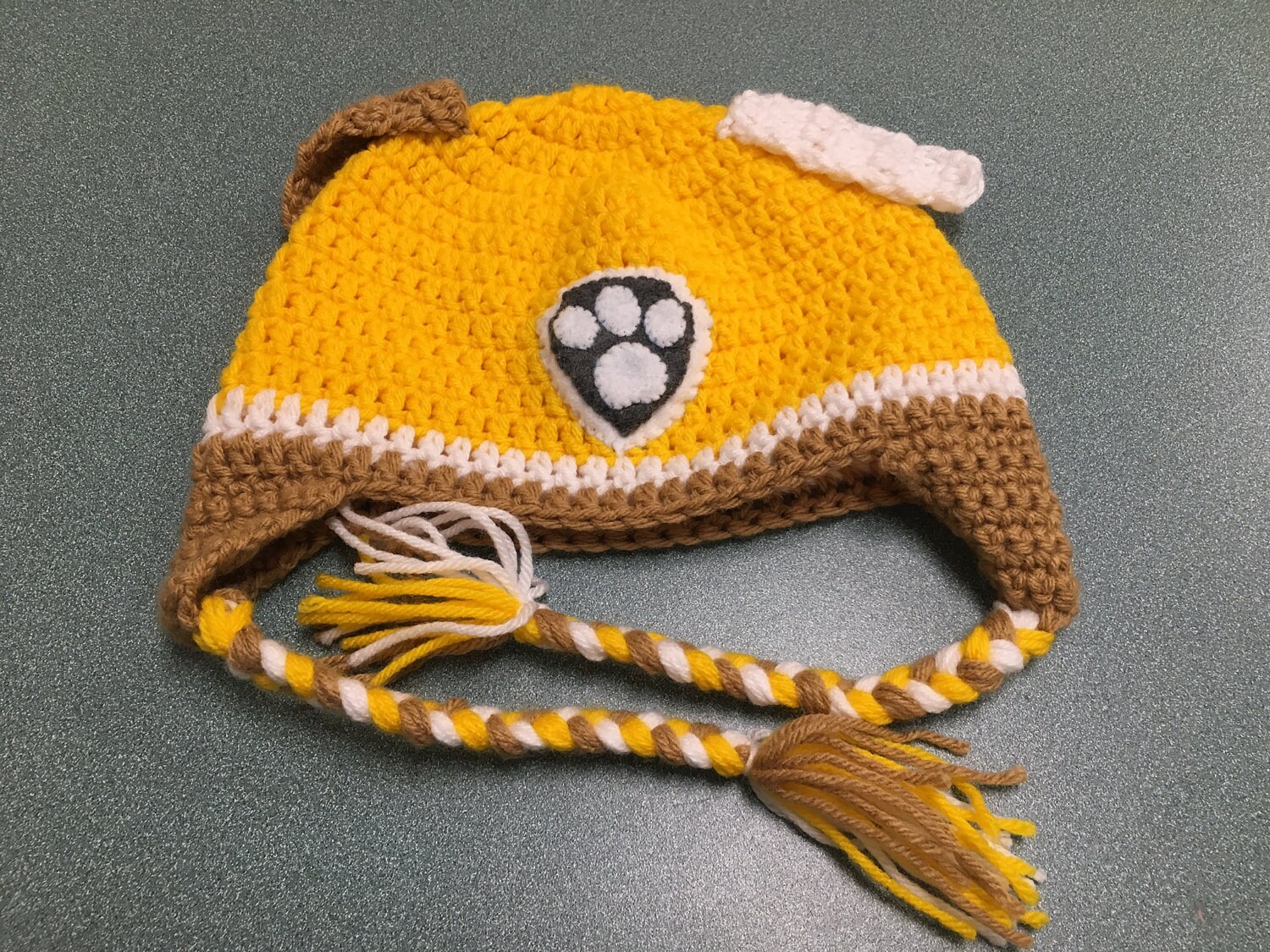 Rubble Paw Patrol Crochet Hat | Etsy Canada