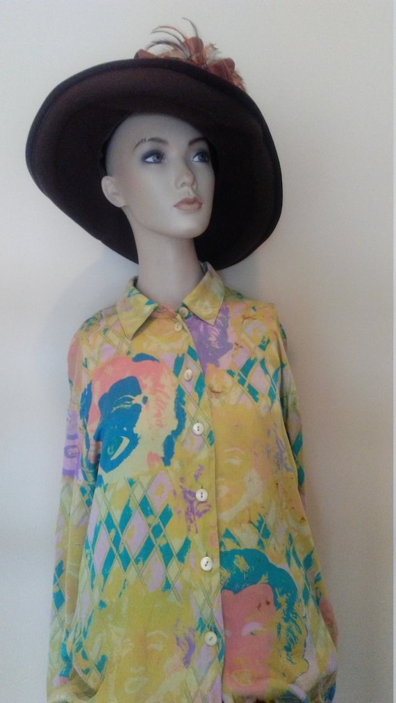 Vintage Escada Marilyn Monroe blouse
