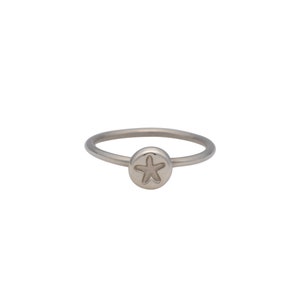 Sterling Silver Starfish Ring Mental Health Donation USA Made Mental Health Awareness Resilience