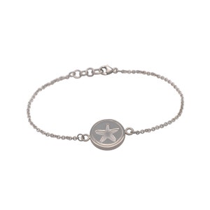 Sterling Silver Starfish Circle Bracelet Mental Health Donation