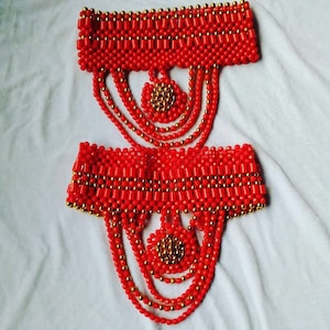 Igbo Bridal Beaded Hat/ Edo Bridal Hat/ African Bridal Hat