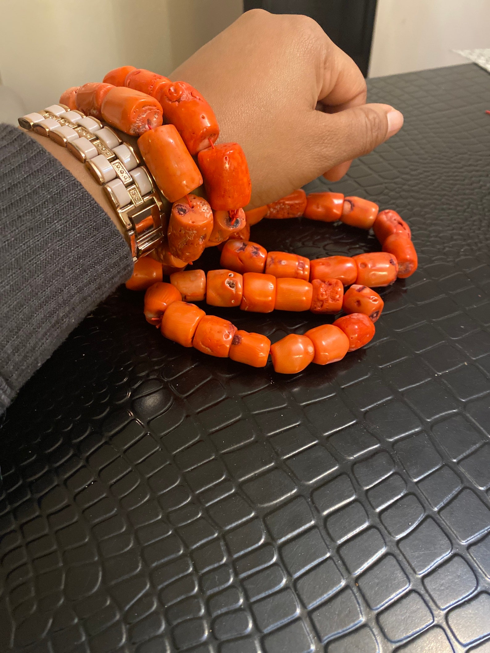 New Original Beaded Bracelets Coral Beads Hand Bracelets 2 Etsy