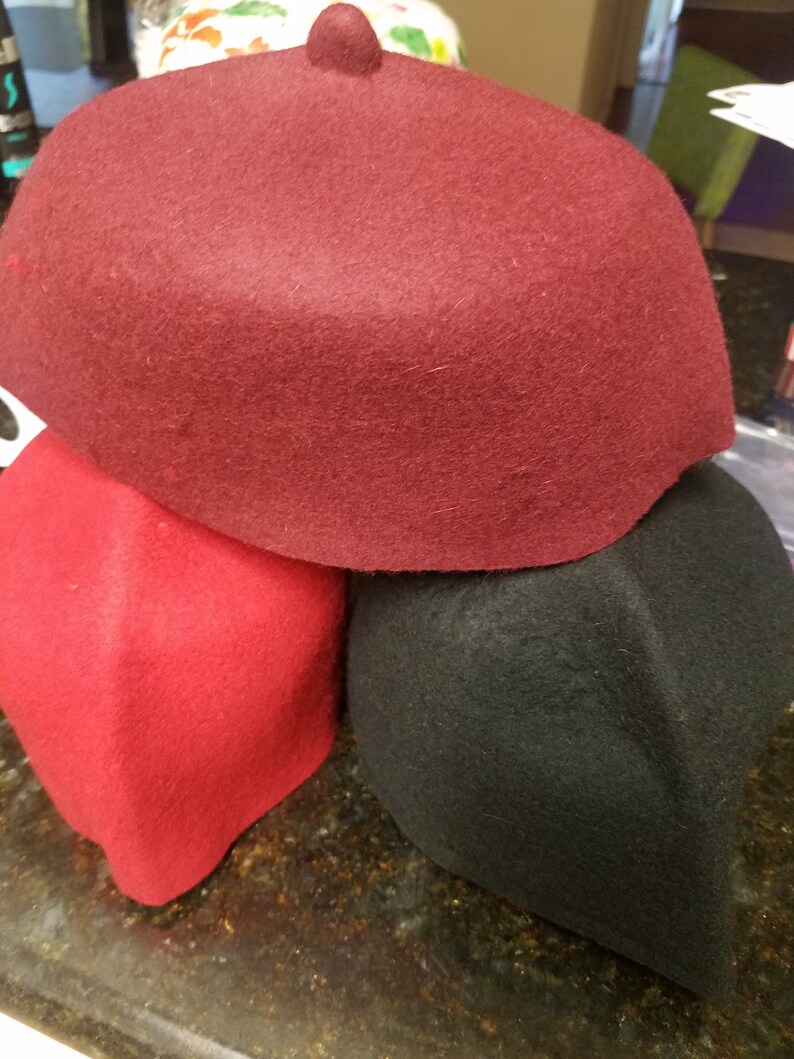 Nze Traditional Cap/ Igbo Amaka Traditional Cap/ Nzuko Ndi Igbo Hat/ Men's Cap/ African Grooms Men Cap/ Igbo Red Cap/ image 4