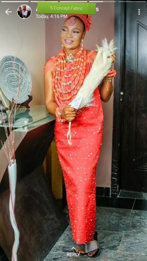 Perlé Aso Oke Mariée Luxe Tissuyoruba Mariée Tenuenigérian Native Bridal Tenueperlé Aso Oke Je Pièce Grand Wrapper