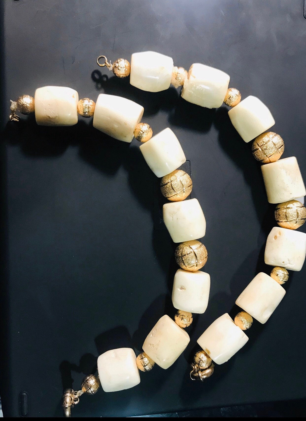 Original Coral Beads With Accessories Etsy Ireland