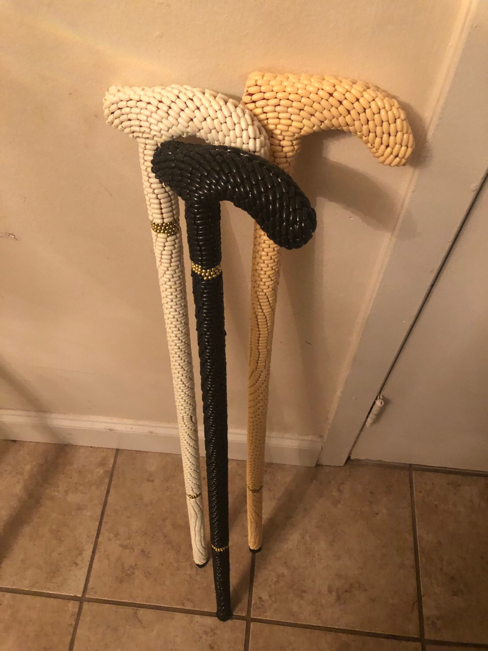 Beaded cane Clearance