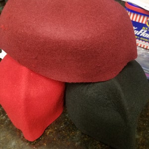 Nze Traditional Cap/ Igbo Amaka Traditional Cap/ Nzuko Ndi Igbo Hat/ Men's Cap/ African Grooms Men Cap/ Igbo Red Cap/ image 5