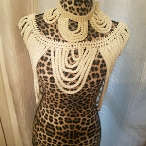 Cream Bridal African Lady Wedding cape/African Bridal Cape Blouse/ Head piece and Bridal Cape Blouse sold