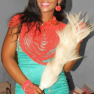 Horse Tail/ Traditional wedding Accessories/Igbo Bride/ Traditional Wedding Horse Tail