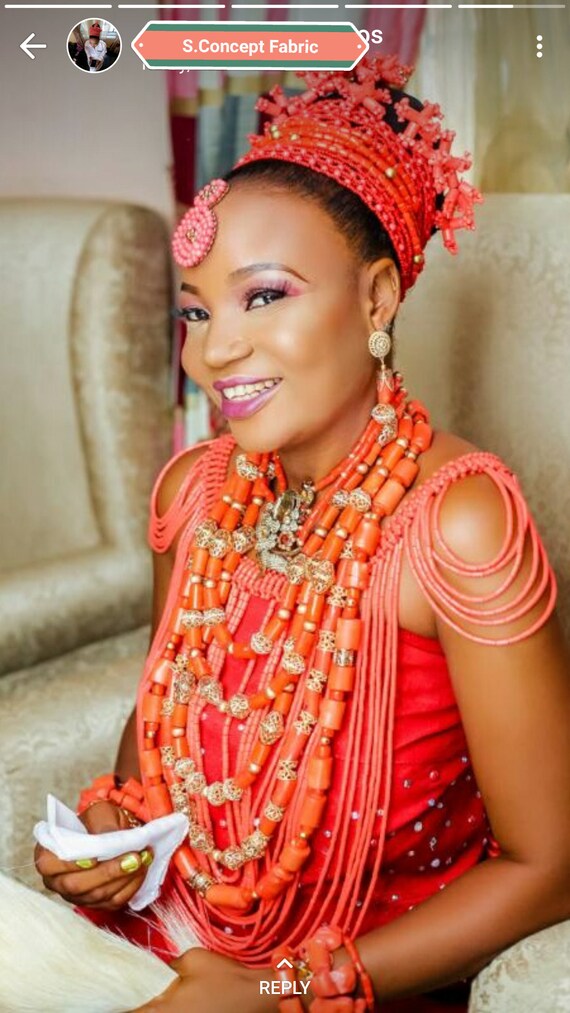 Perlé Aso Oke Mariée Luxe Tissuyoruba Mariée Tenuenigérian Native Bridal Tenueperlé Aso Oke Je Pièce Grand Wrapper