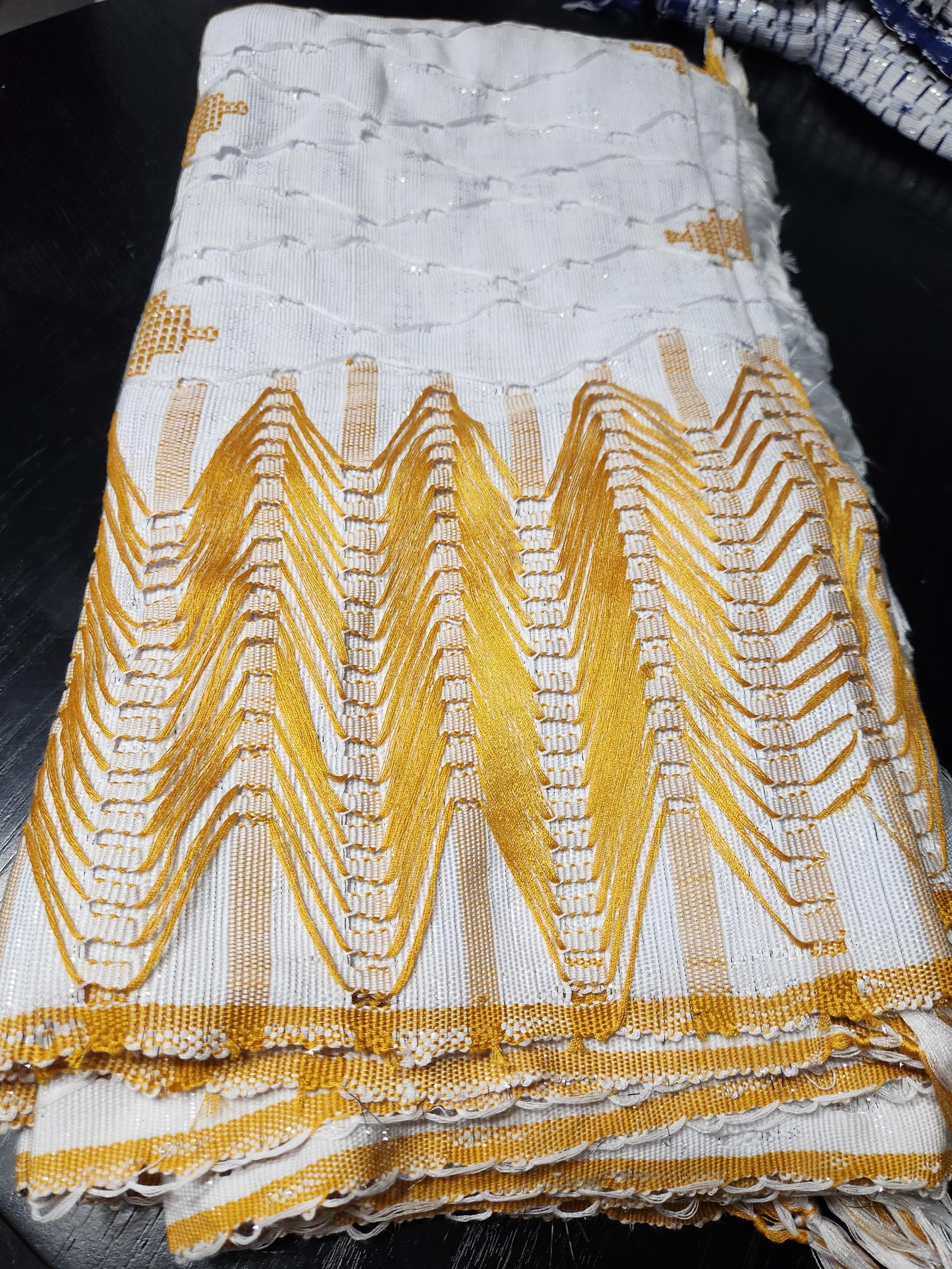 Gold and White George Material - Etsy Gold and White George Material - Etsy