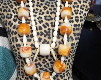 2 delige lange herensieradenset/2 delige uniseks set/2 delige ketting
