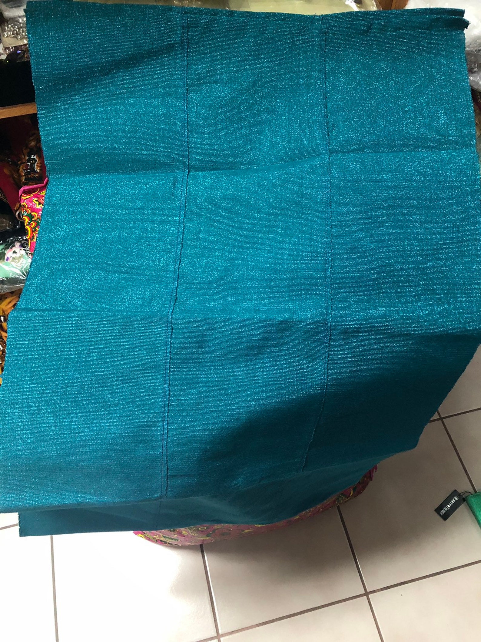 Aso oke head wrap/ Teal Blue Aso oke sold per piece | Etsy