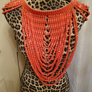 New bridal Cape Beaded Blouse / Traditional cape Blouse/igbo bridal top/edo briday beaded top
