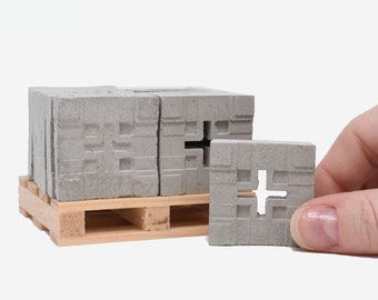 1:12 Scale Mini Cinder Blocks (300pk)