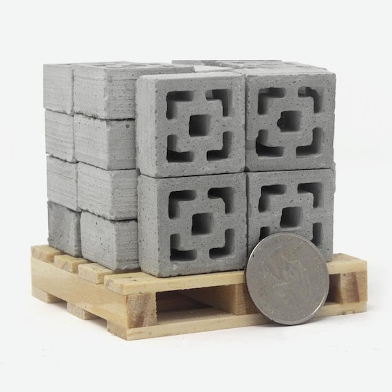 1 12 Scale Mini Vista Vue Breeze Blocks Pallet 24pk Mid Etsy