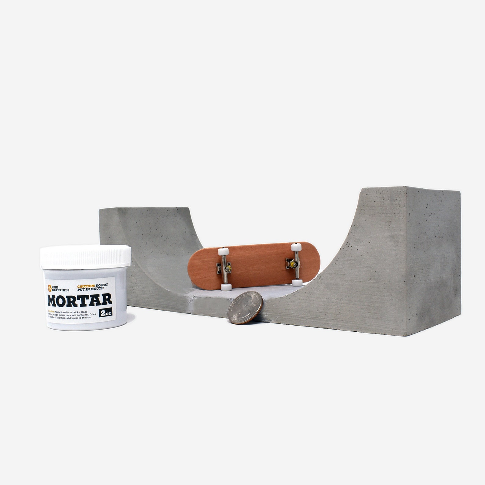 Modular Concrete Fingerboard HalfPipe Kit Fingerboard Park Etsy