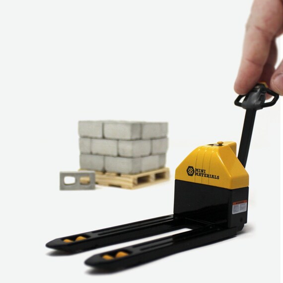 1 12 Scale Mini Pallet Jack White Elephant Gift Miniature Etsy