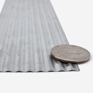 1:12 Scale Corrugated Metal Roof