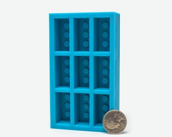 1:6 Scale Red Brick Mold | miniature house supply | silicone mold | diy craft supply | modern dollhouse | miniature building supplies