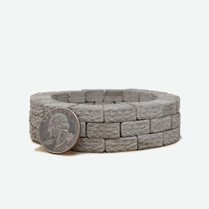 1:12 Scale Mini Fire Pit Stones