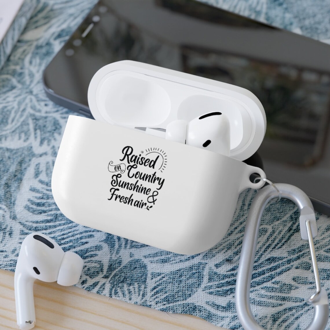Country Sunshine Fresh Air Quote AirPods / AirPods Pro Etsy