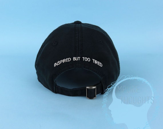 custom black baseball cap