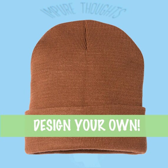 Design Your Own BEANIE Embroidered 
