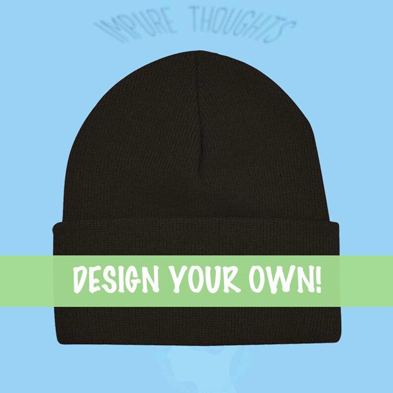 Design Your Own BEANIE Embroidered 