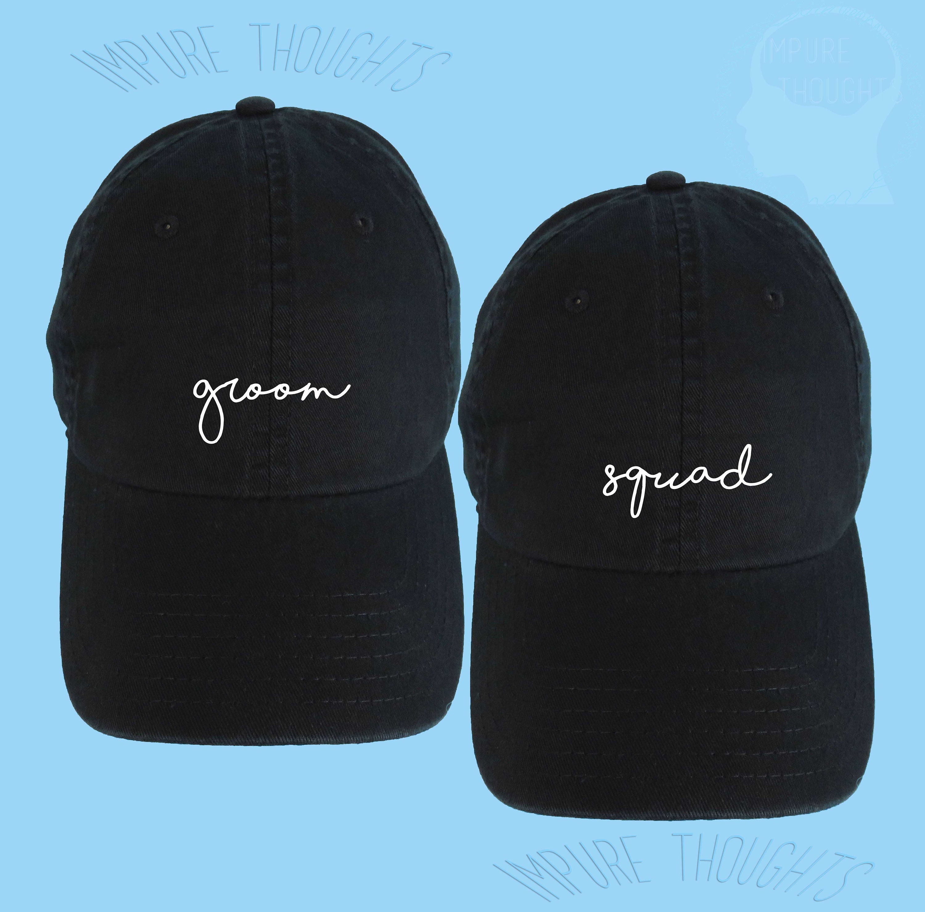 Groom Squad Dad Hat Mix Match Create 