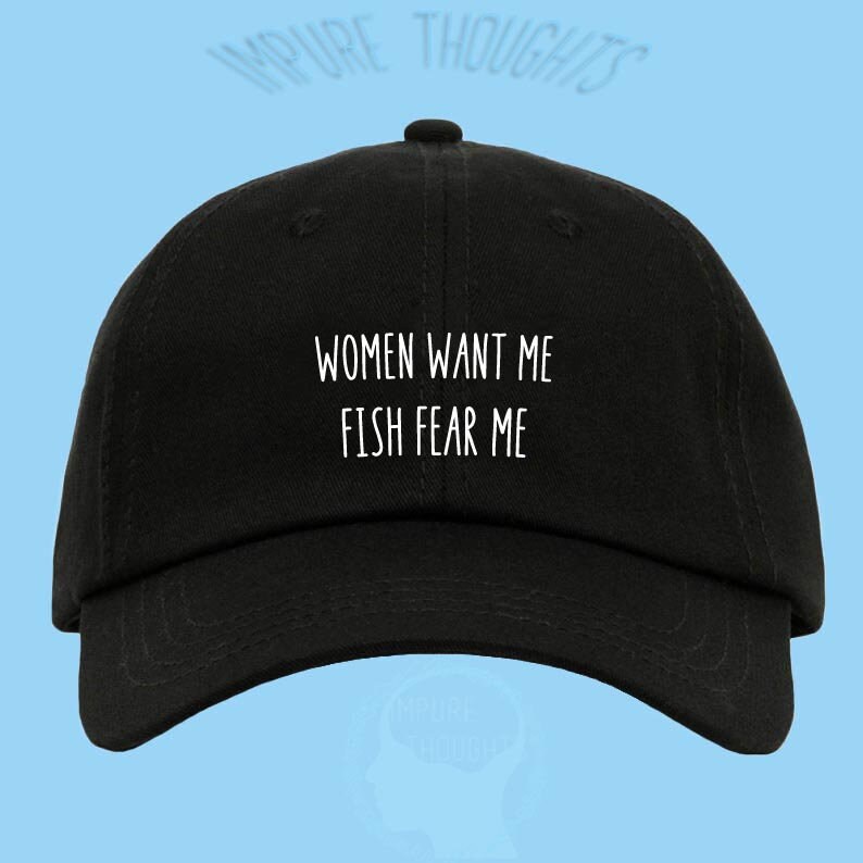 Women Fear Me - Fish Want Me - Embroidered Bucket Hat