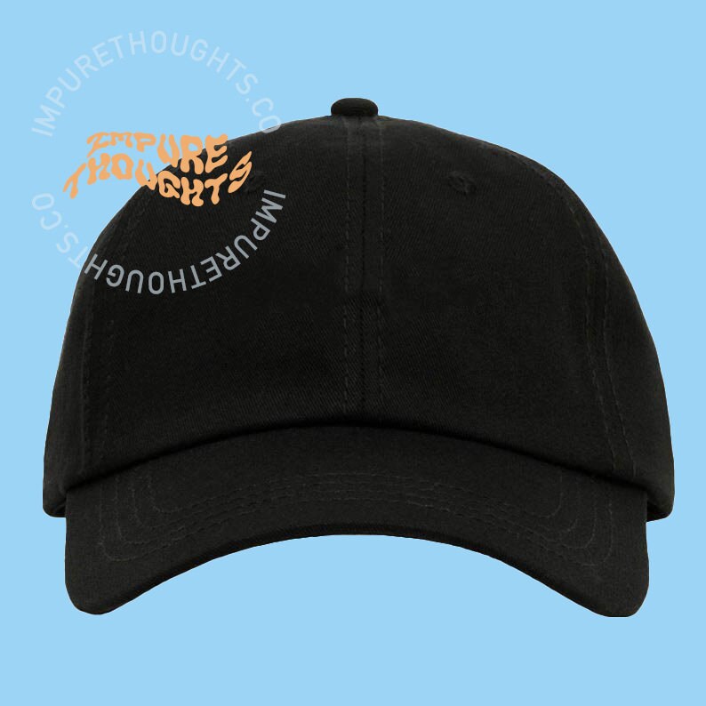 DO NOT DISTURB Dad Hat Embroidered Black Baseball Cap Low Profile Custom Strap Back Unisex Adjustable Cotton Baseball Hat image 4