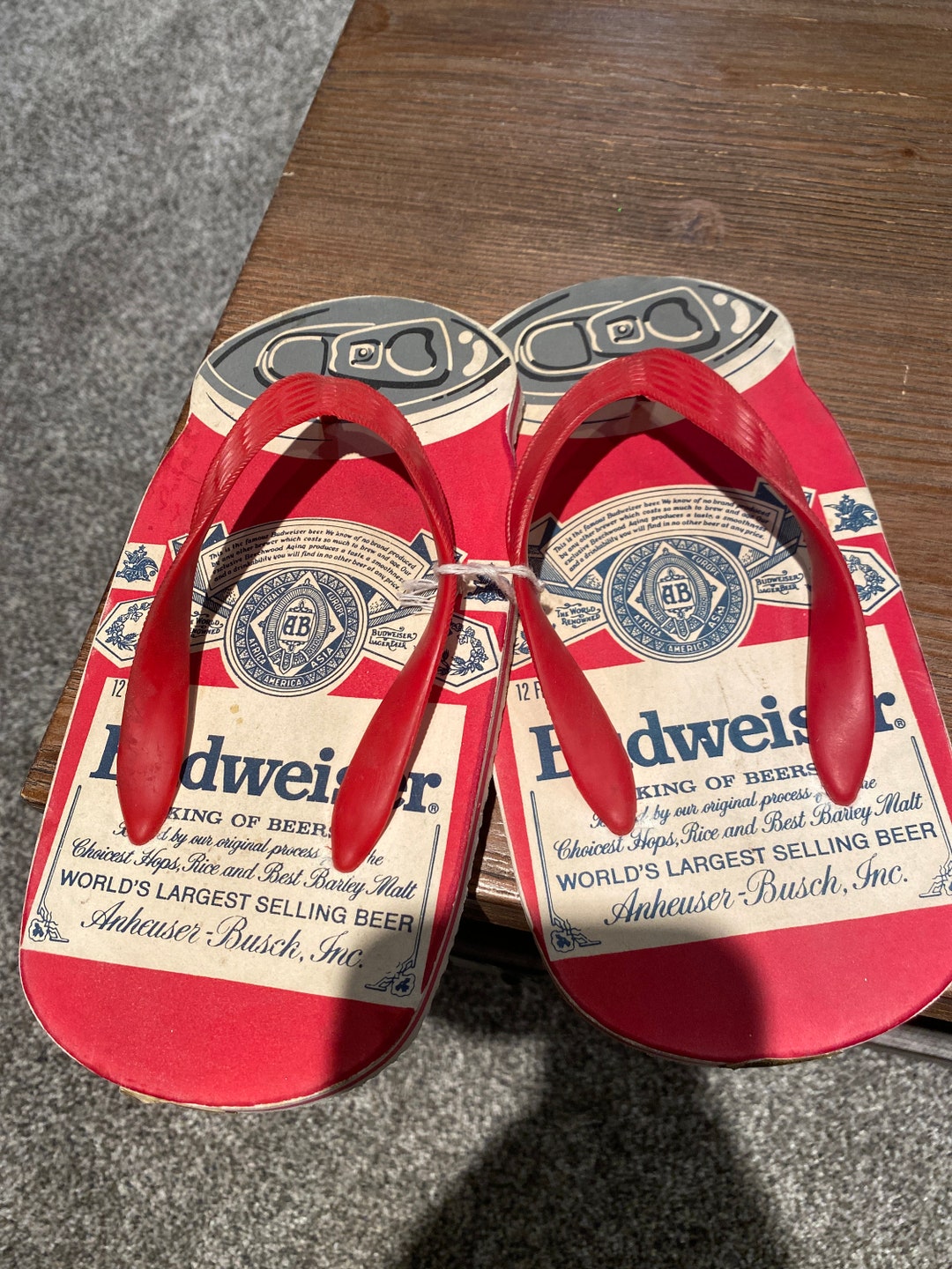 Budweiser flip flops large new arrivals