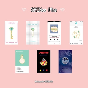 SHINee Hard Enamel Pins