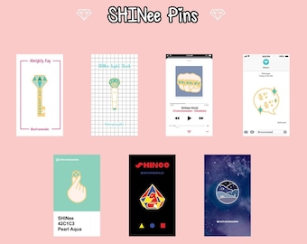 SHINee Hard Enamel Pins