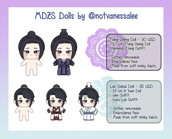 15 Cm Lan Sizhui Doll (MDZS) - Etsy