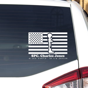 Personalized Memorial Decal, Auto Decal, In Memory of, In loving Memory, Memorial Decal, Memorial, In Memory, Car Decal, MEM142