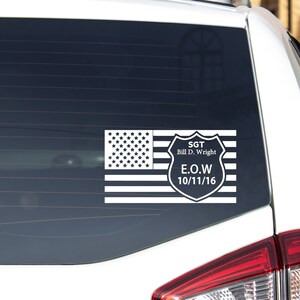 Personalized Memorial Decal, Auto Decal, In Memory of, In loving Memory, Memorial Decal, Memorial, In Memory, Car Decal, MEM141